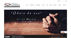 Desktop Screenshot of bisericaalbini.com