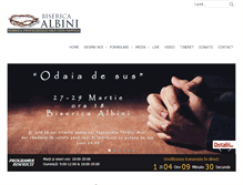 Tablet Screenshot of bisericaalbini.com